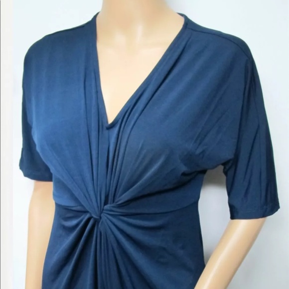 Pamela McCoy Dark Blue 3/4 Sleeve Jumpsuit - Picture 1 of 4
